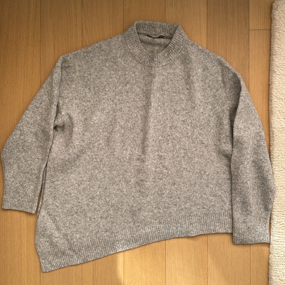 All Saints - Asymmetrical Sweater - Grey - Small